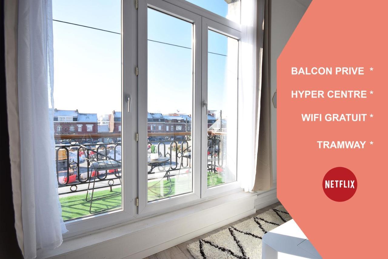 Chic Appart Design - Hyper Centre - Tramway - Free Wifi - Lerelaisdodile12 Валенсиен Екстериор снимка